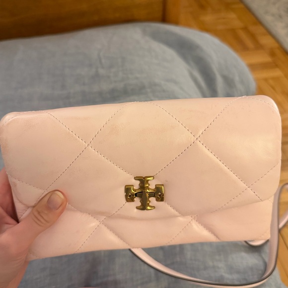 Tory Burch Baby Pink Quilted Crossbody Bag - Picture 6 of 7